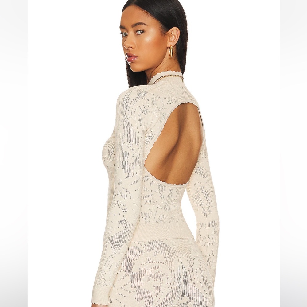 NWT x REVOLVE Nasha Open Back Top in Oyster
House of Harlow 1960